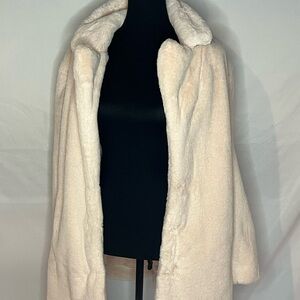Gianni Bini Cream Teddy Jacket